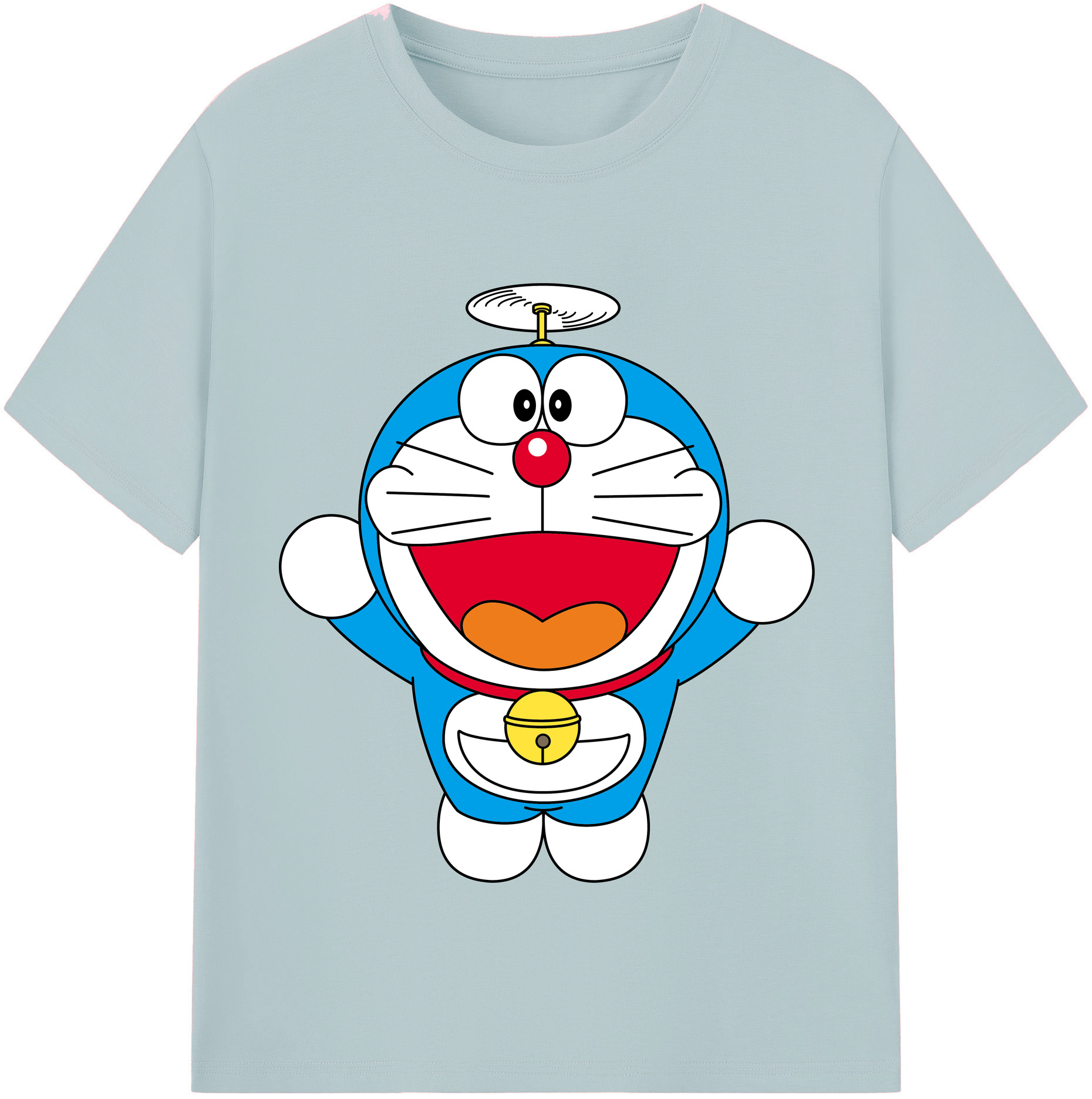 （画像用） ドラえもん Doraemon 綿100％半袖Tシャツ（フロントプリント）